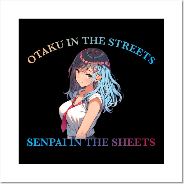 Otaku and senpai Wall Art by Ritvik Takkar